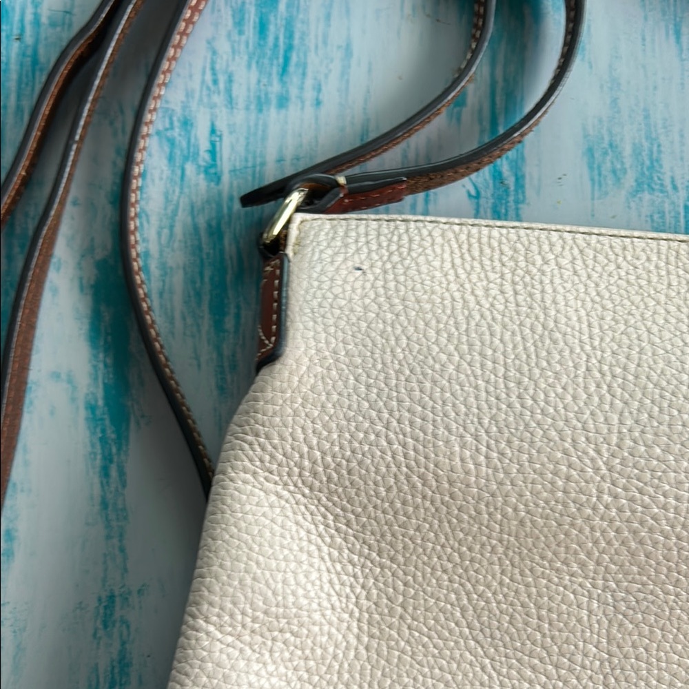 Dooney & Bourke Blush Pink and Brown Crossbody Bag - Picture 5 of 12
